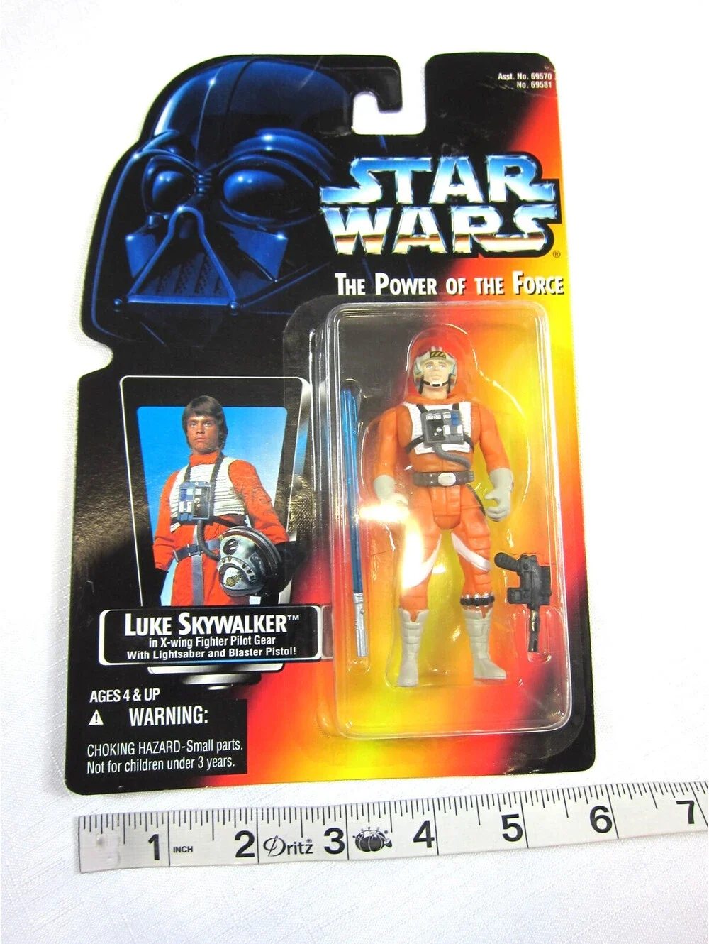 Star Wars Power of Force Luke Skywalker X-Wing, Leia Ewok, Emperors Royal Guard